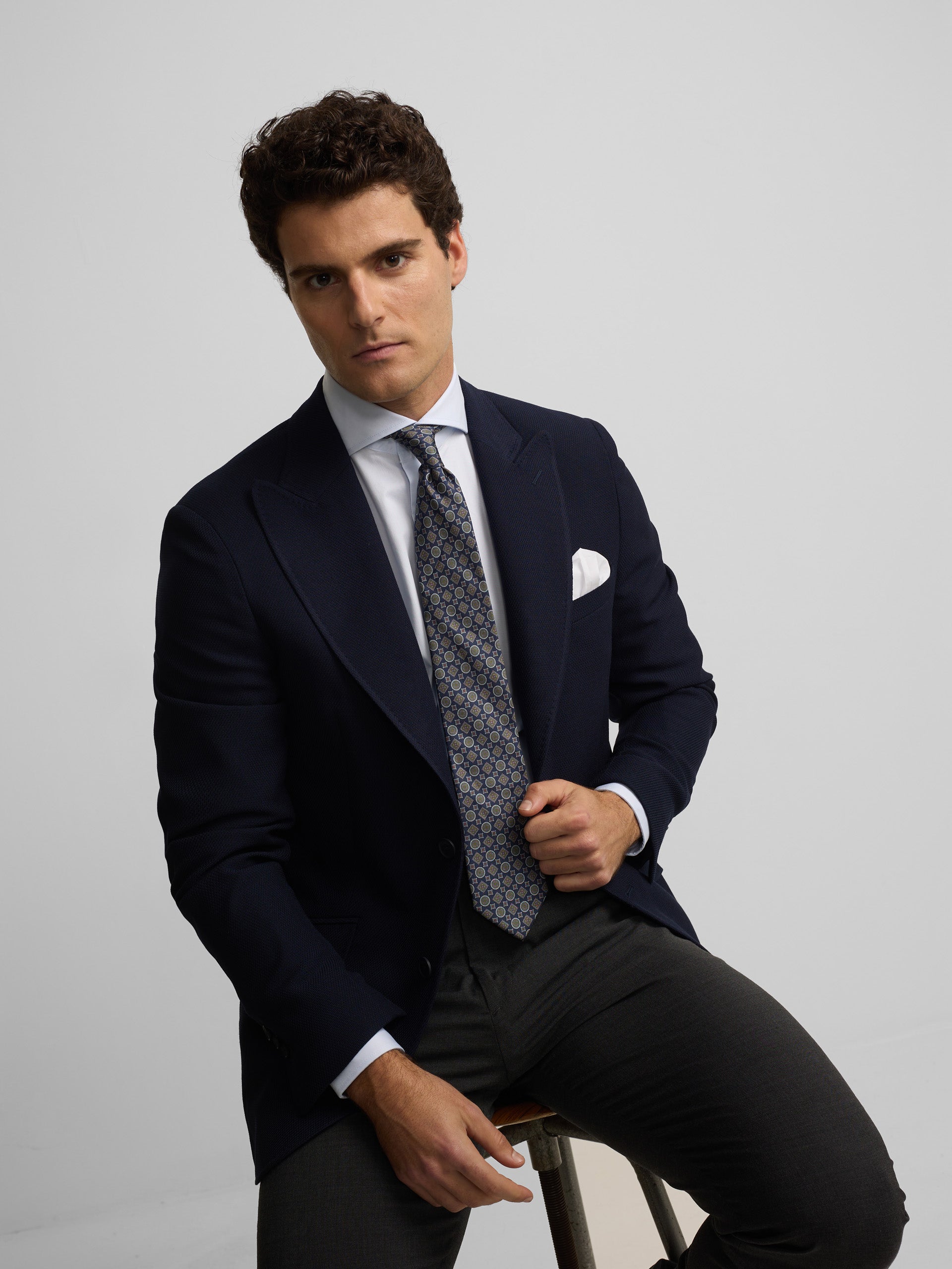 Americana estructure azul marino