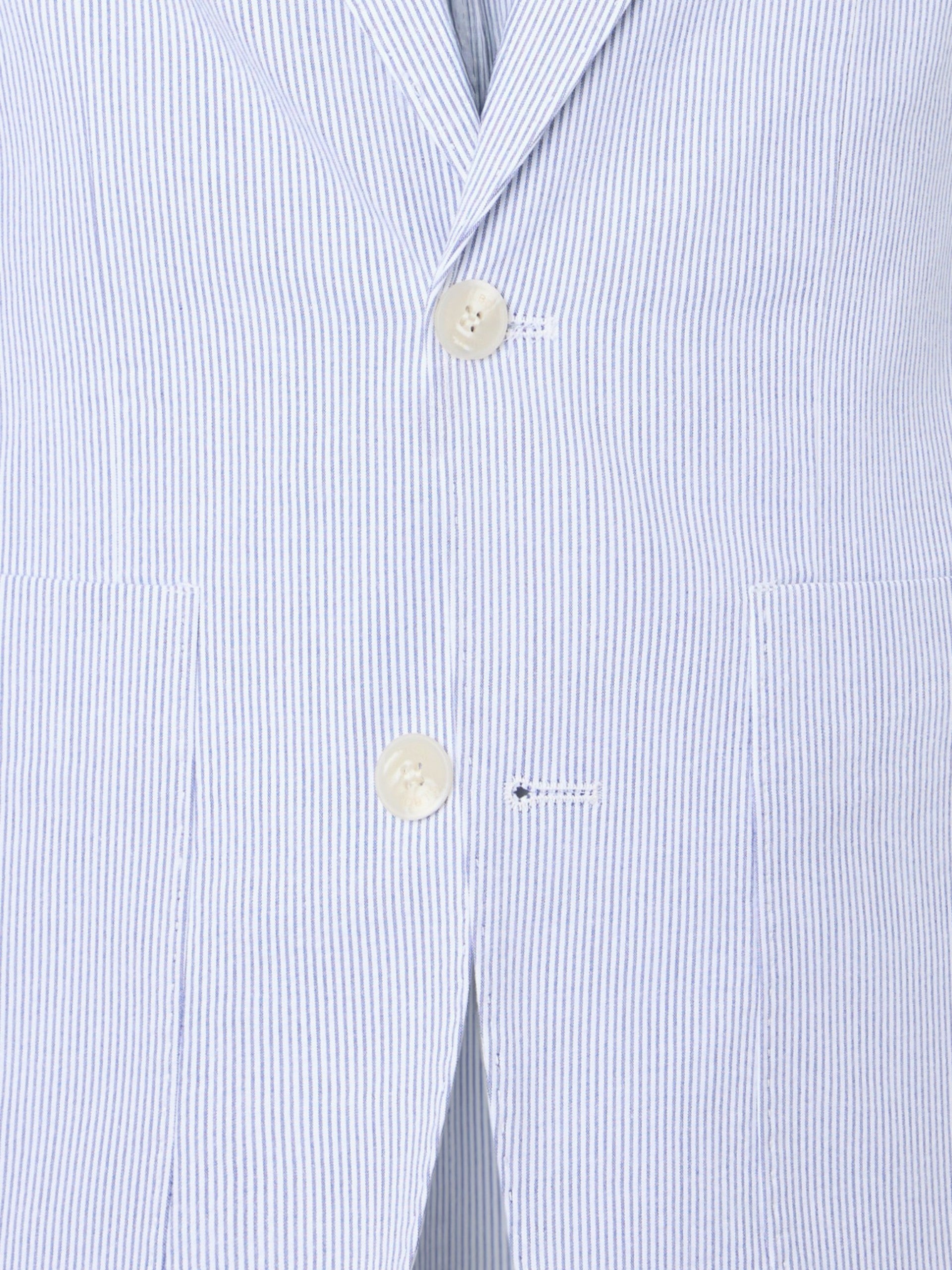 Americana seersucker rayas azules