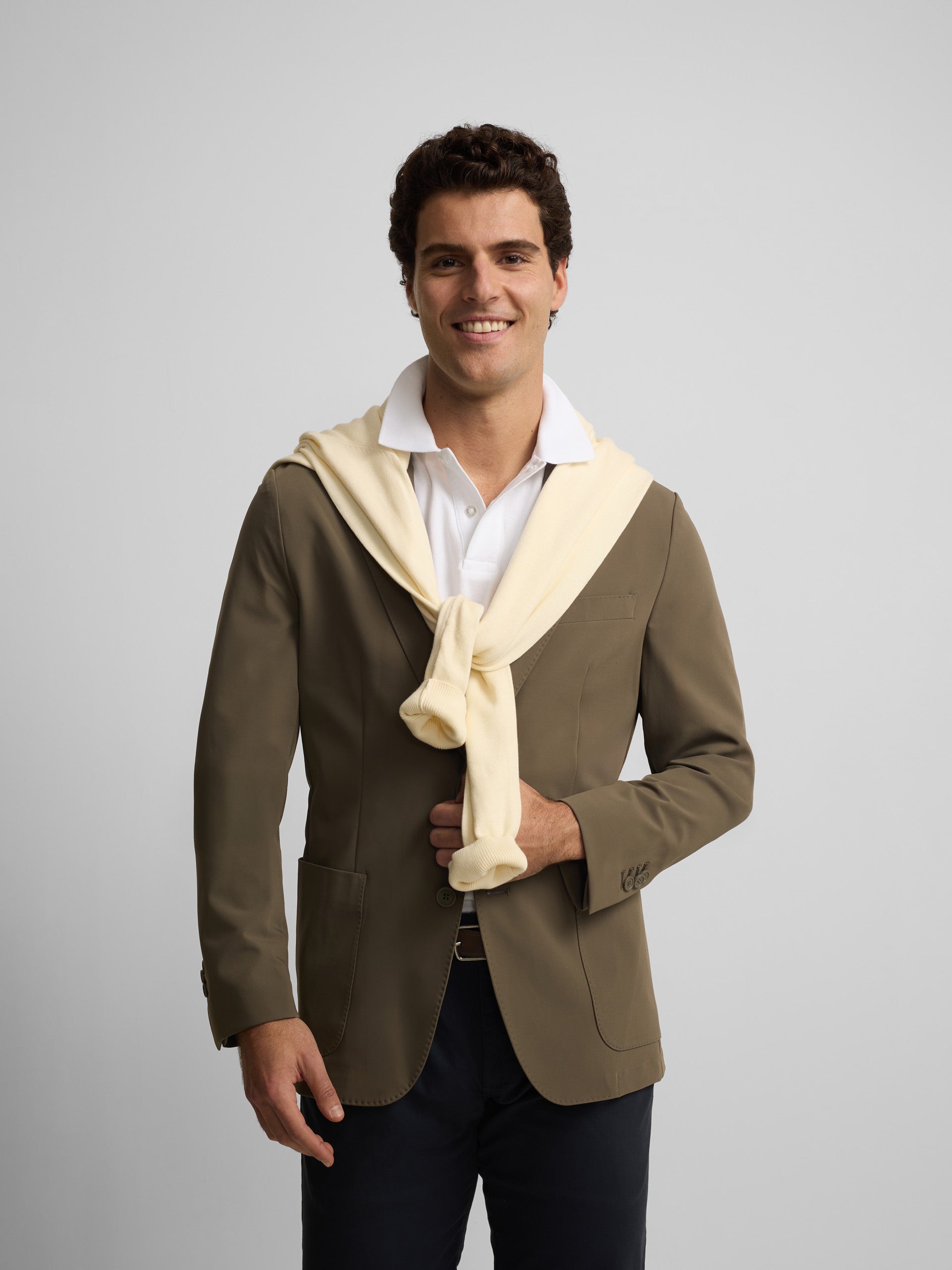 Blazer técnico verde