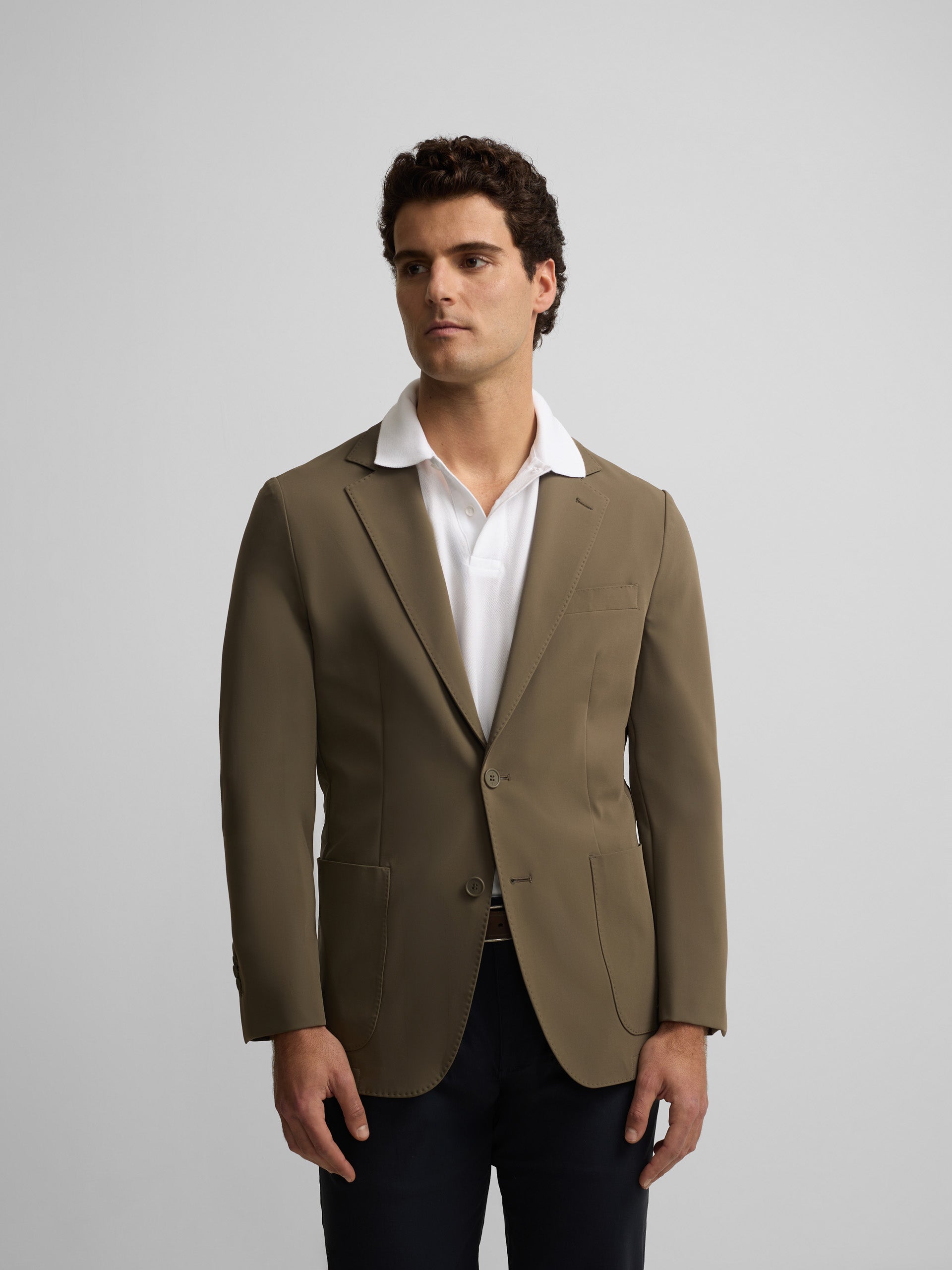 Blazer técnico verde