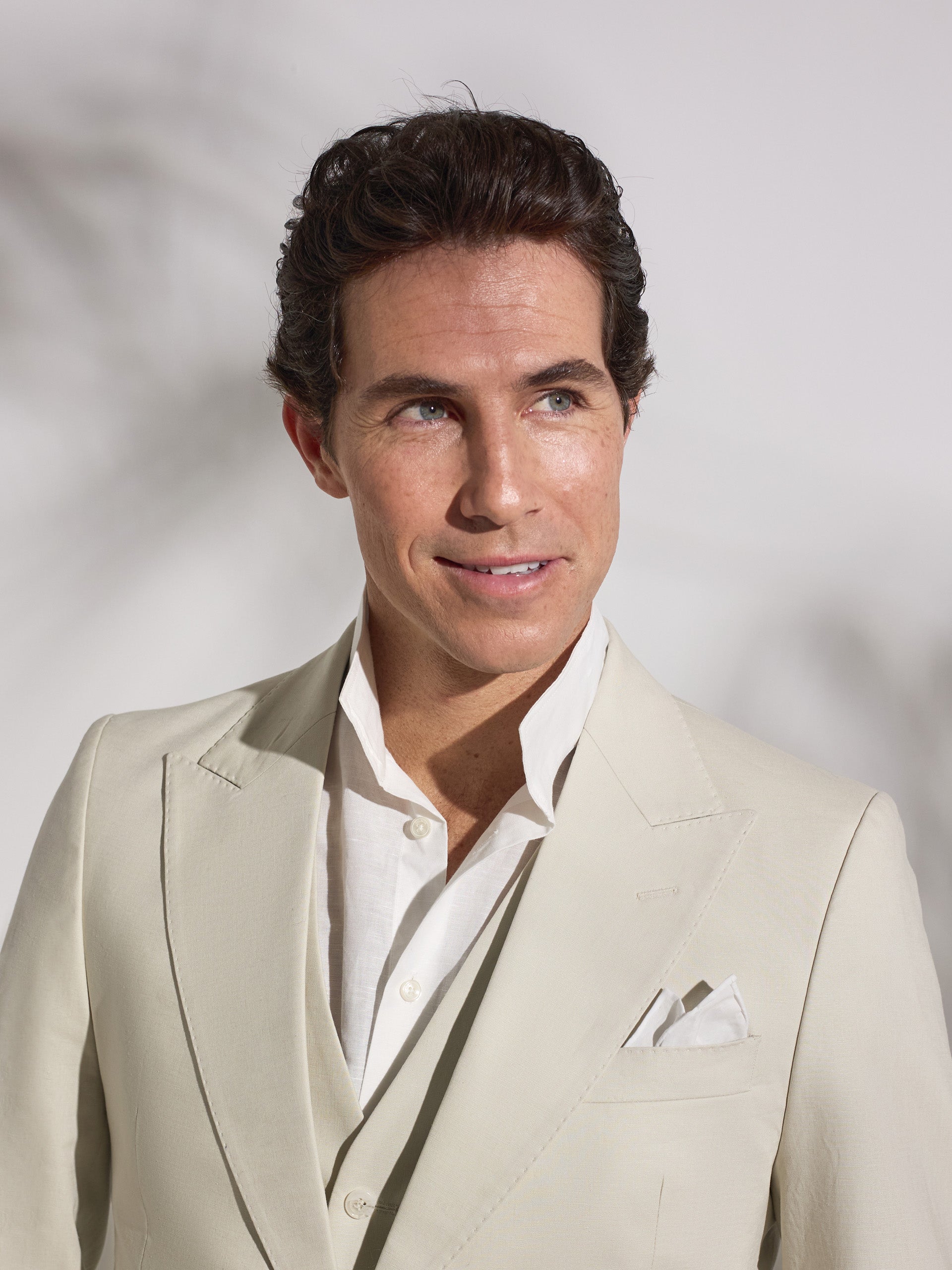 Americana traje unique lino piedra