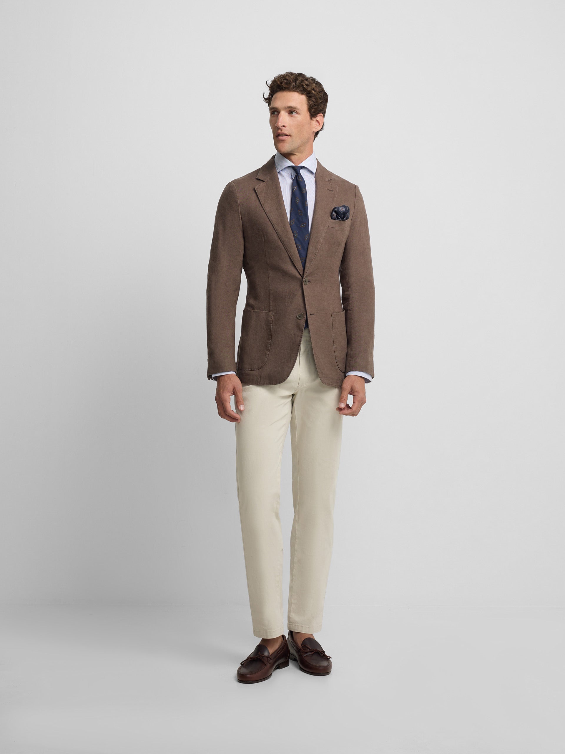 Brown comfort blazer