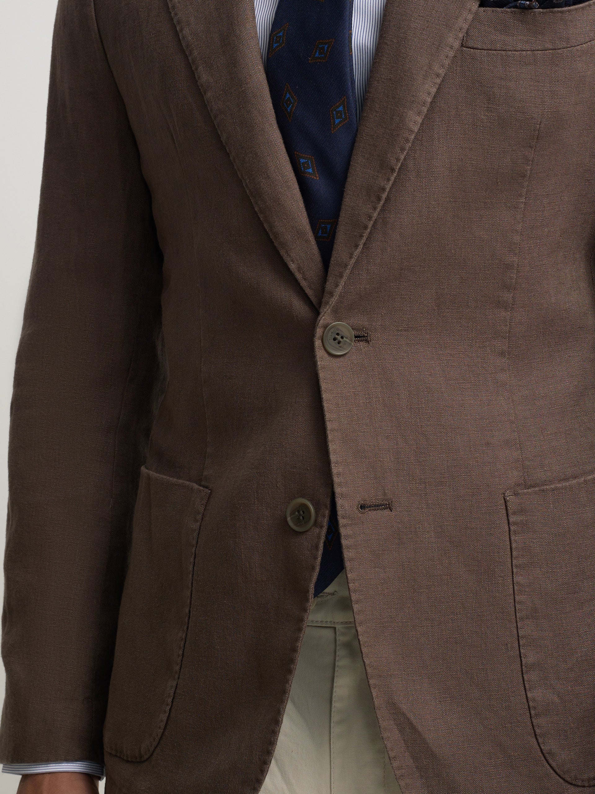 Brown comfort blazer