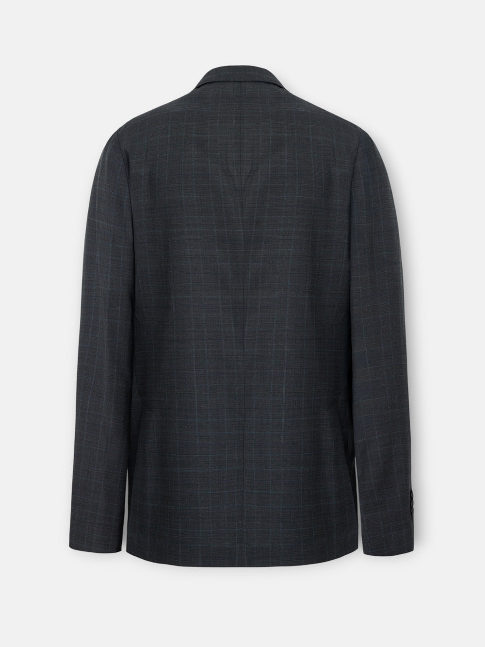Gray prince of wales suit jacket