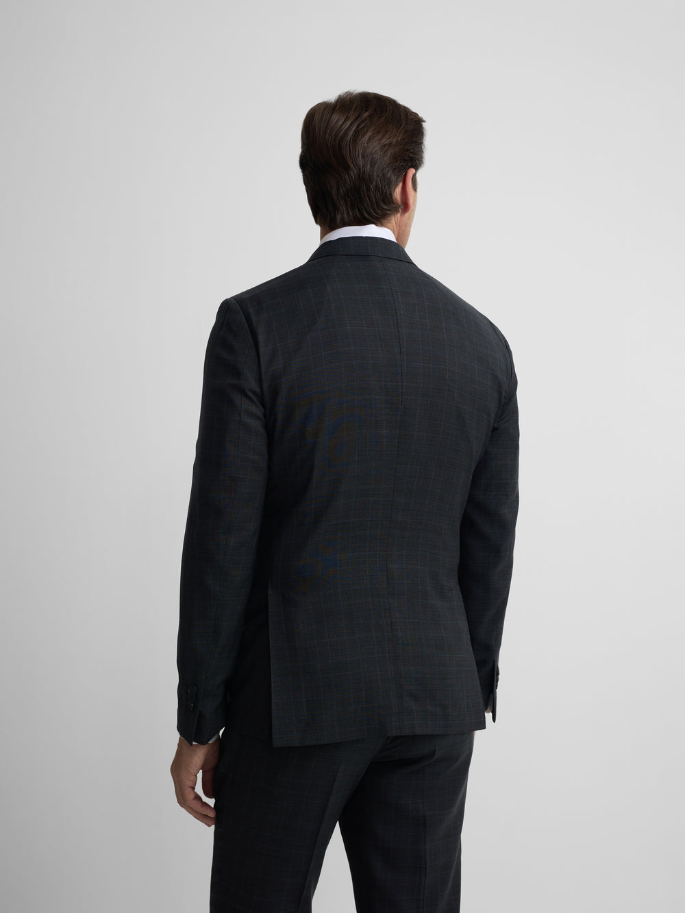 Americana traje principe de gales gris