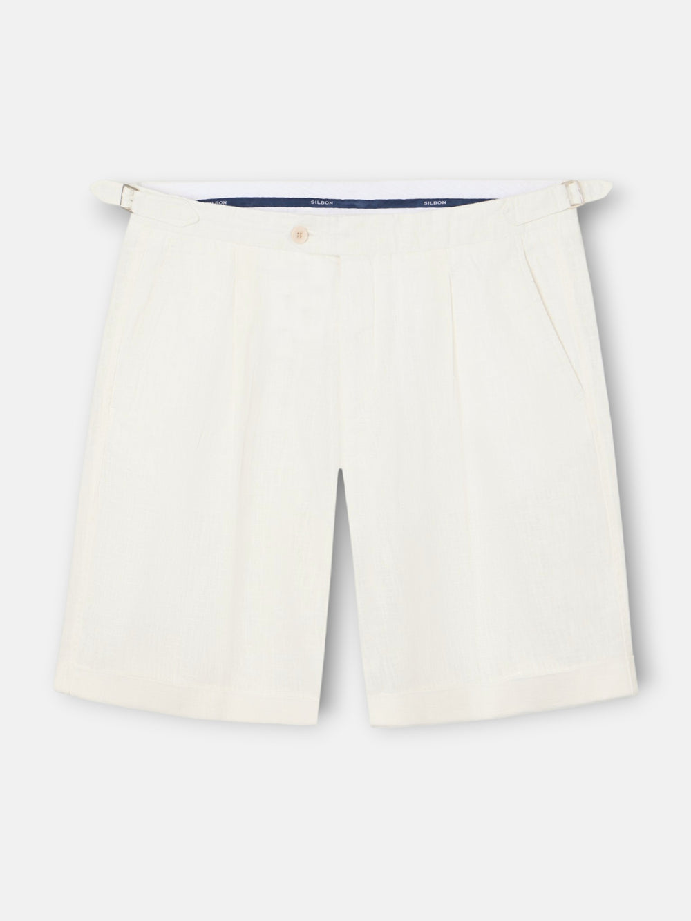 Bermuda unique pinzas blanca