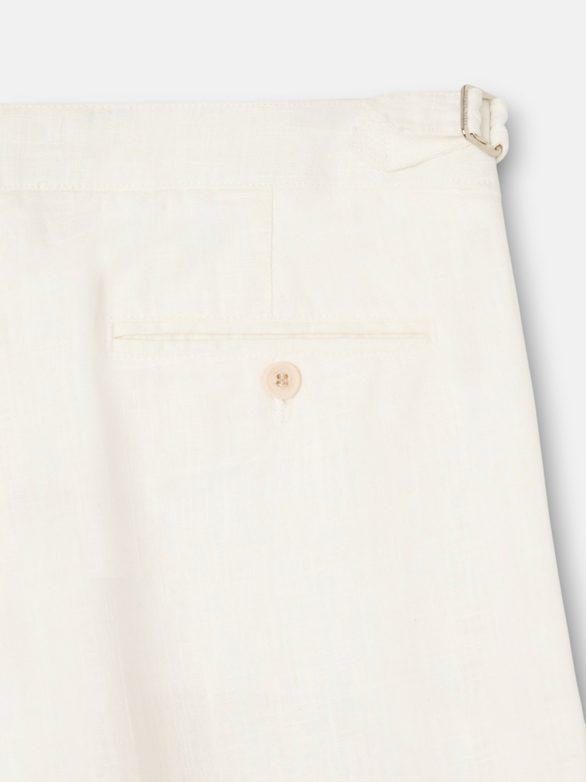 Unique pleated beige dress pants