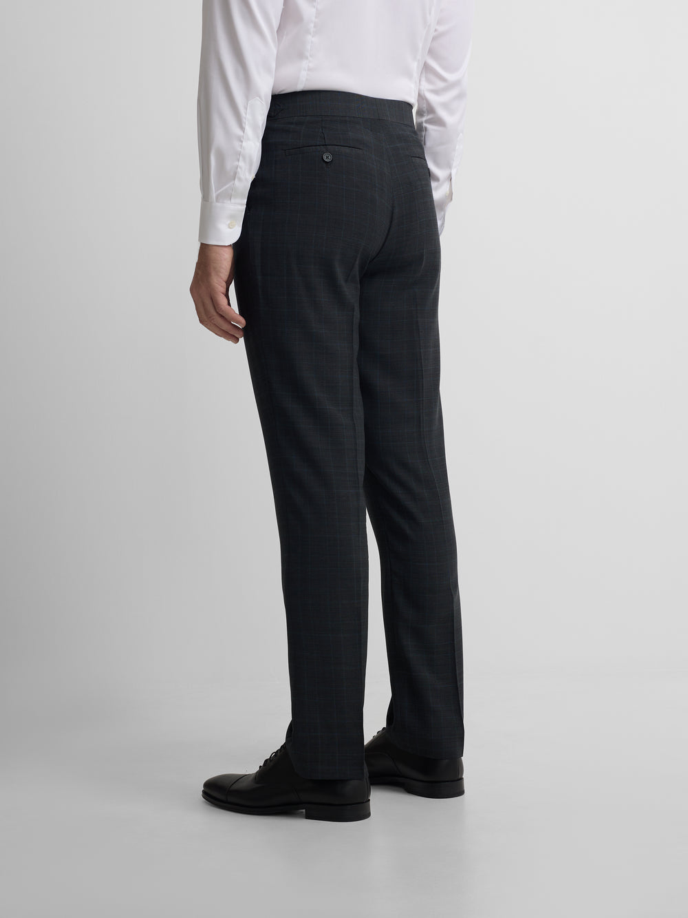 Pantalon traje principe de gales gris