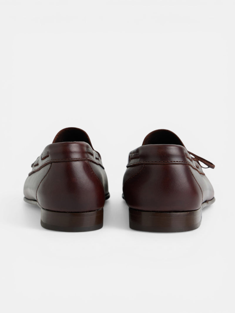 Unique penny loafer shoe