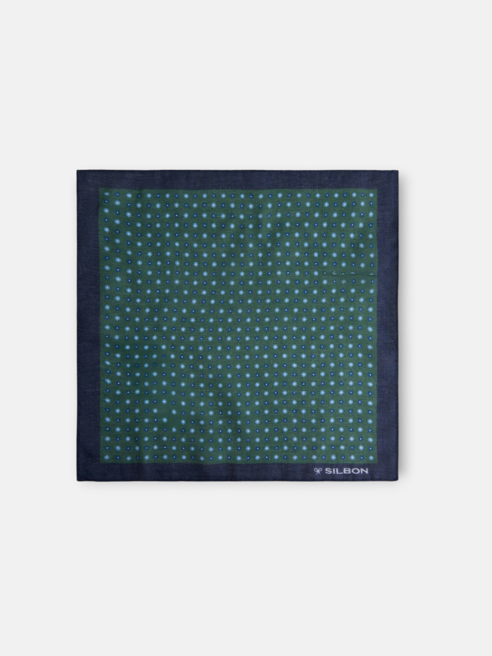 Pañuelo topos verde