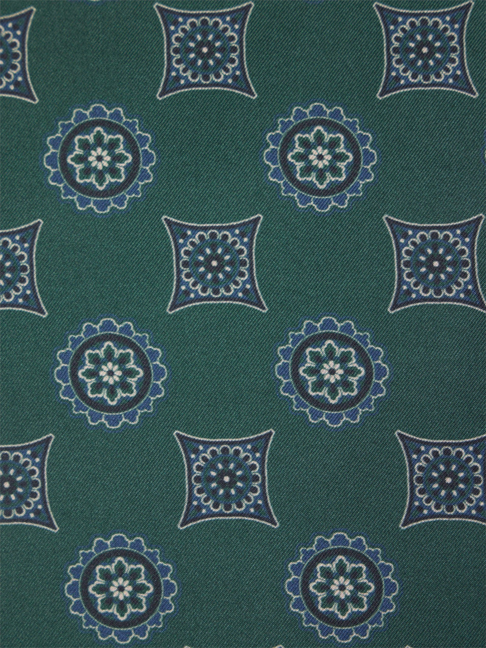 Pañuelo figuras geométricas verde