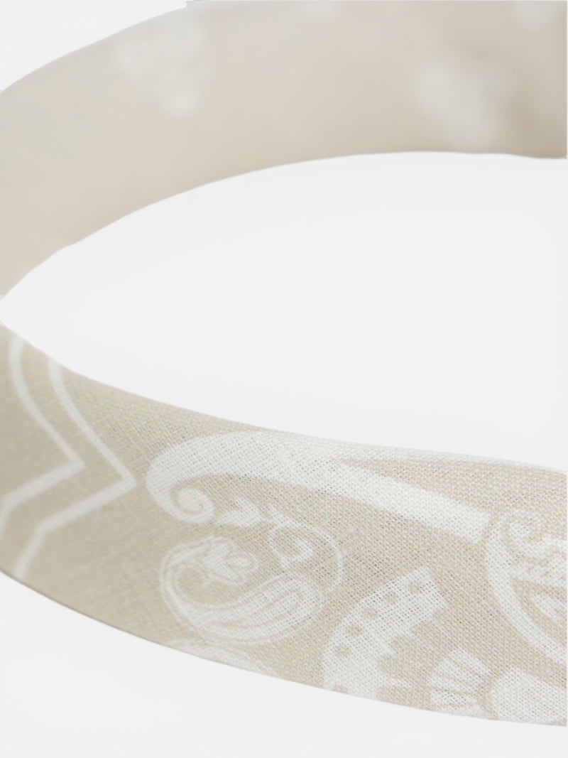 Unique beige bandana