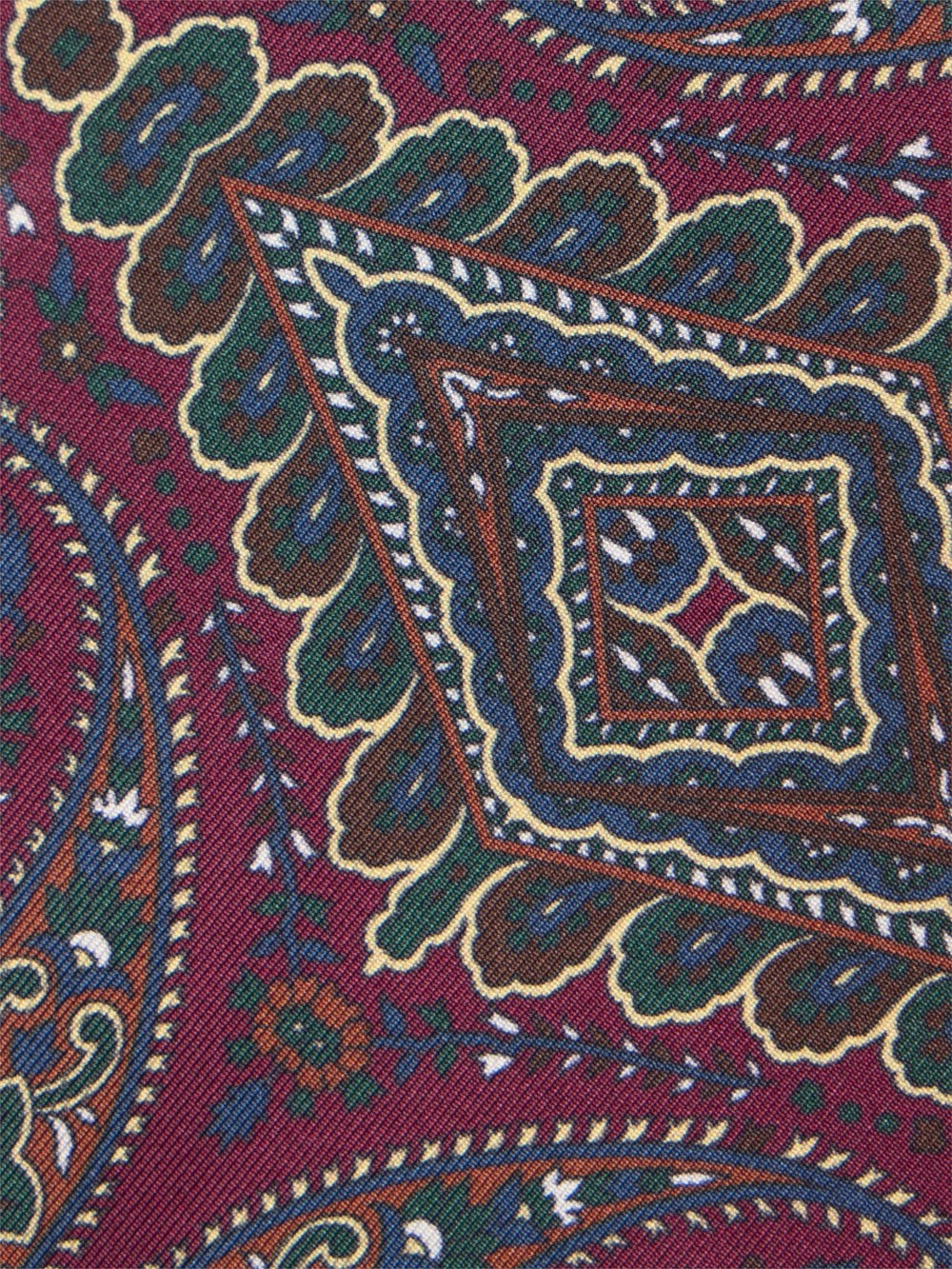 Pañuelo paisley burdeos