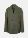 Veste croisée confort verte