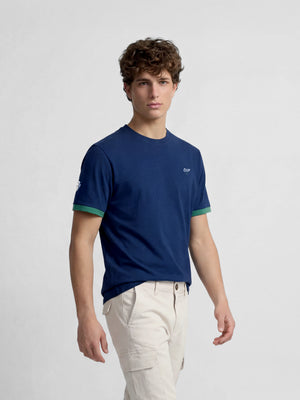 Camiseta silbon CCF azul-marinho