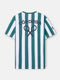 T-shirt Silbon CCF rayures