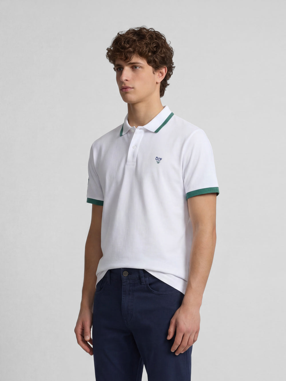 Silbon CCF white polo