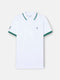 Polo Silbon CCF blanc
