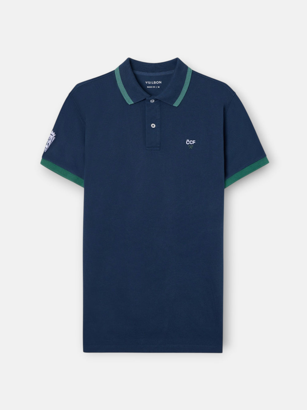 Silbon CCF navy blue polo