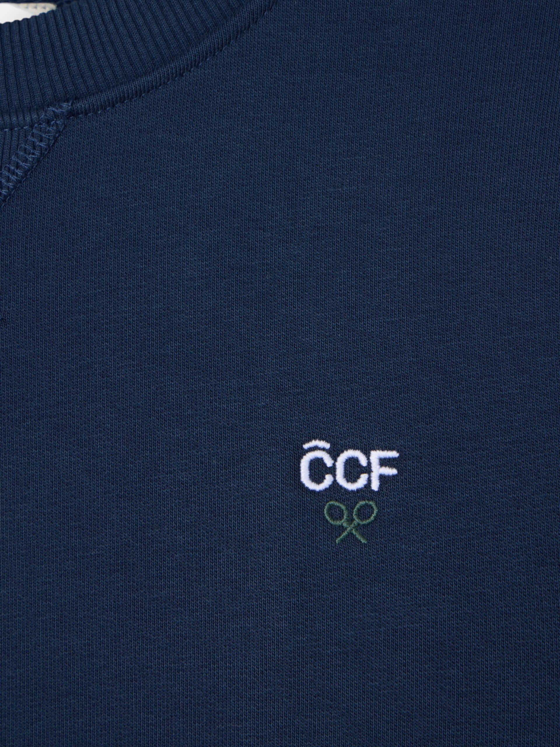 Sweat-shirt Silbon CCF bleu marine