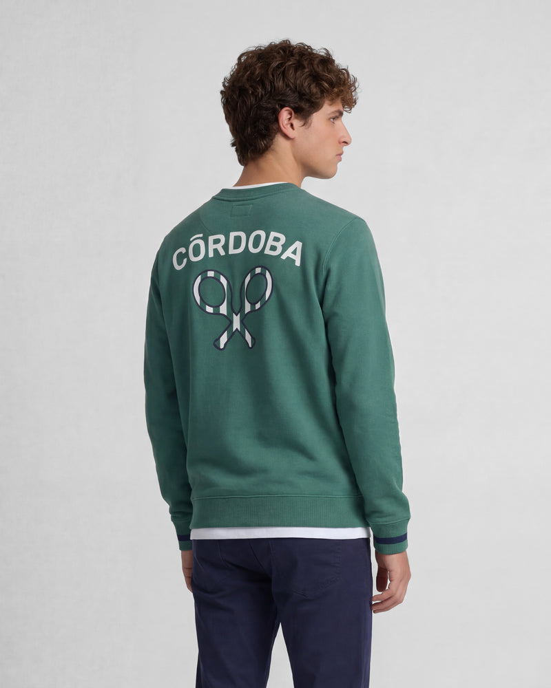 Sweatshirt Silbon CCF verde