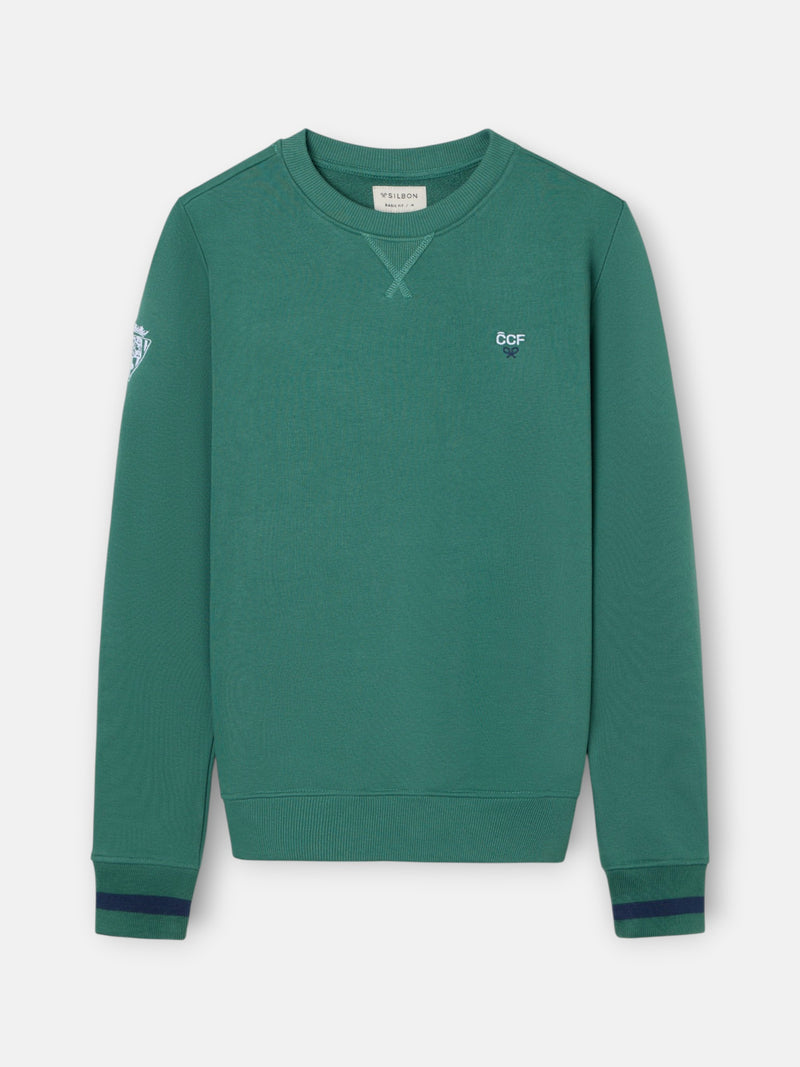 Sweatshirt Silbon CCF verde