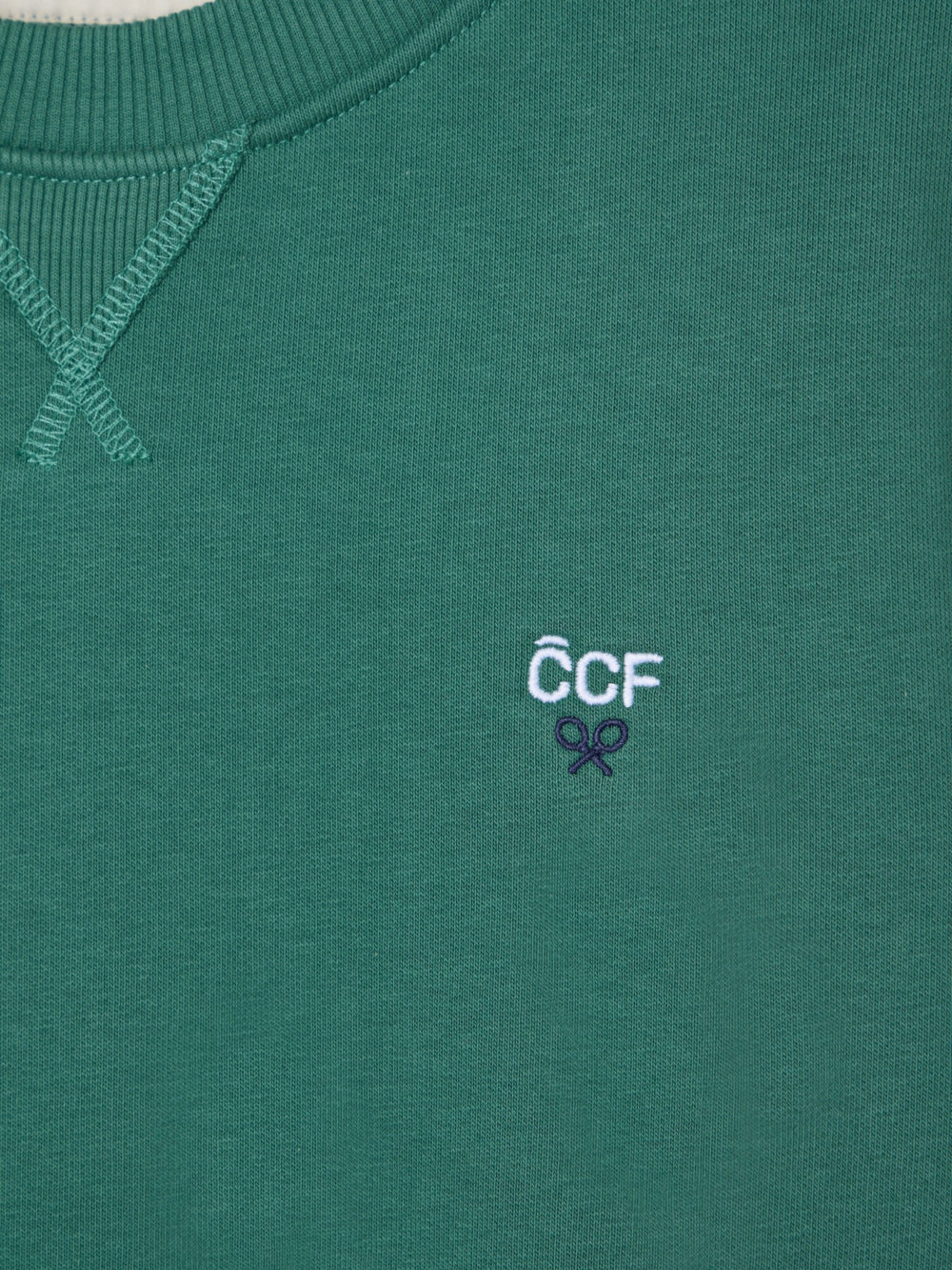 Sweat-shirt Silbon CCF vert
