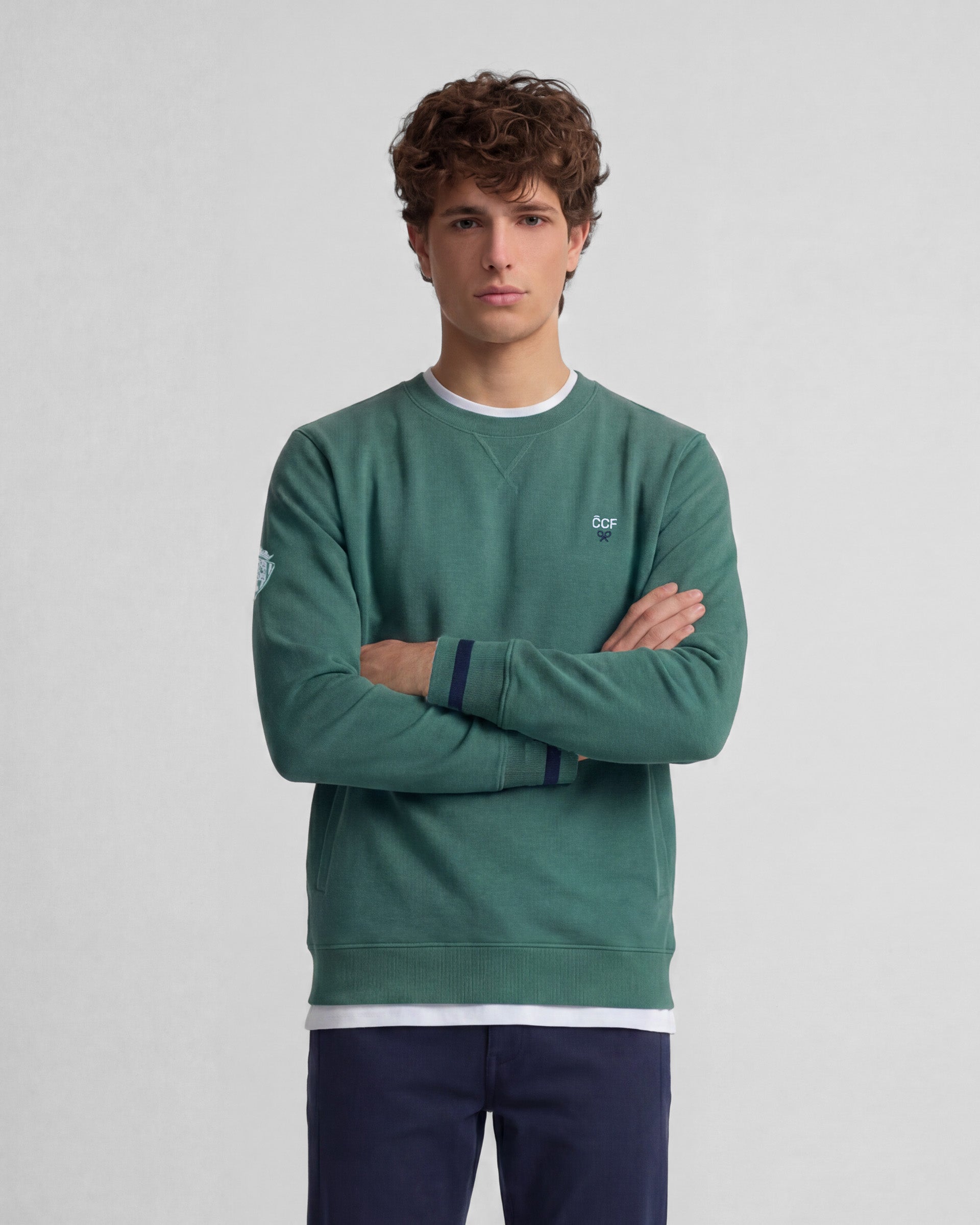 Silbon CCF green sweatshirt