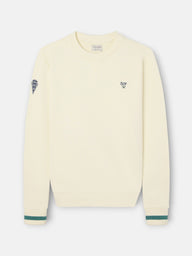 Sudadera silbon CCF crema