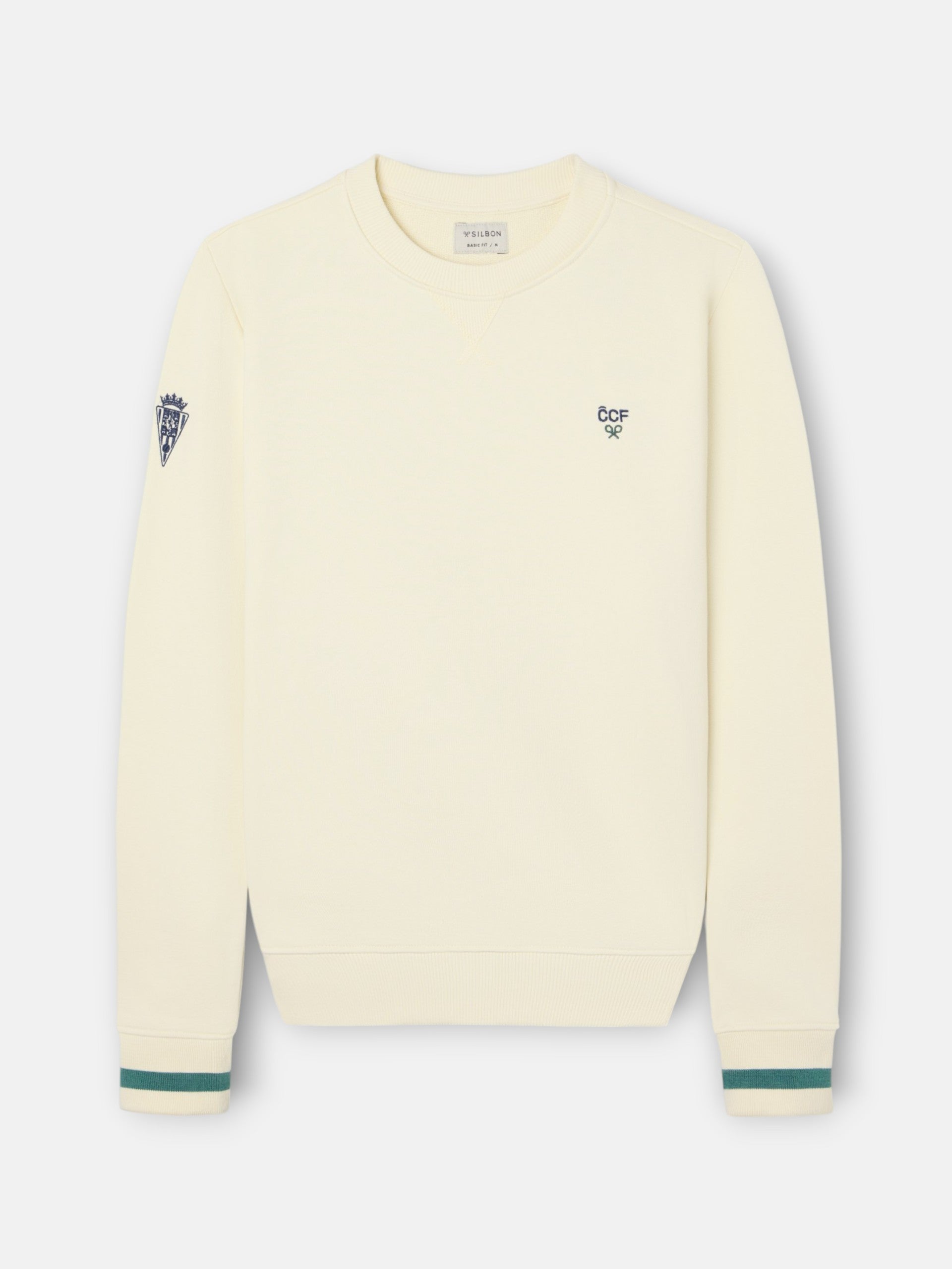 Silbon CCF cream sweatshirt