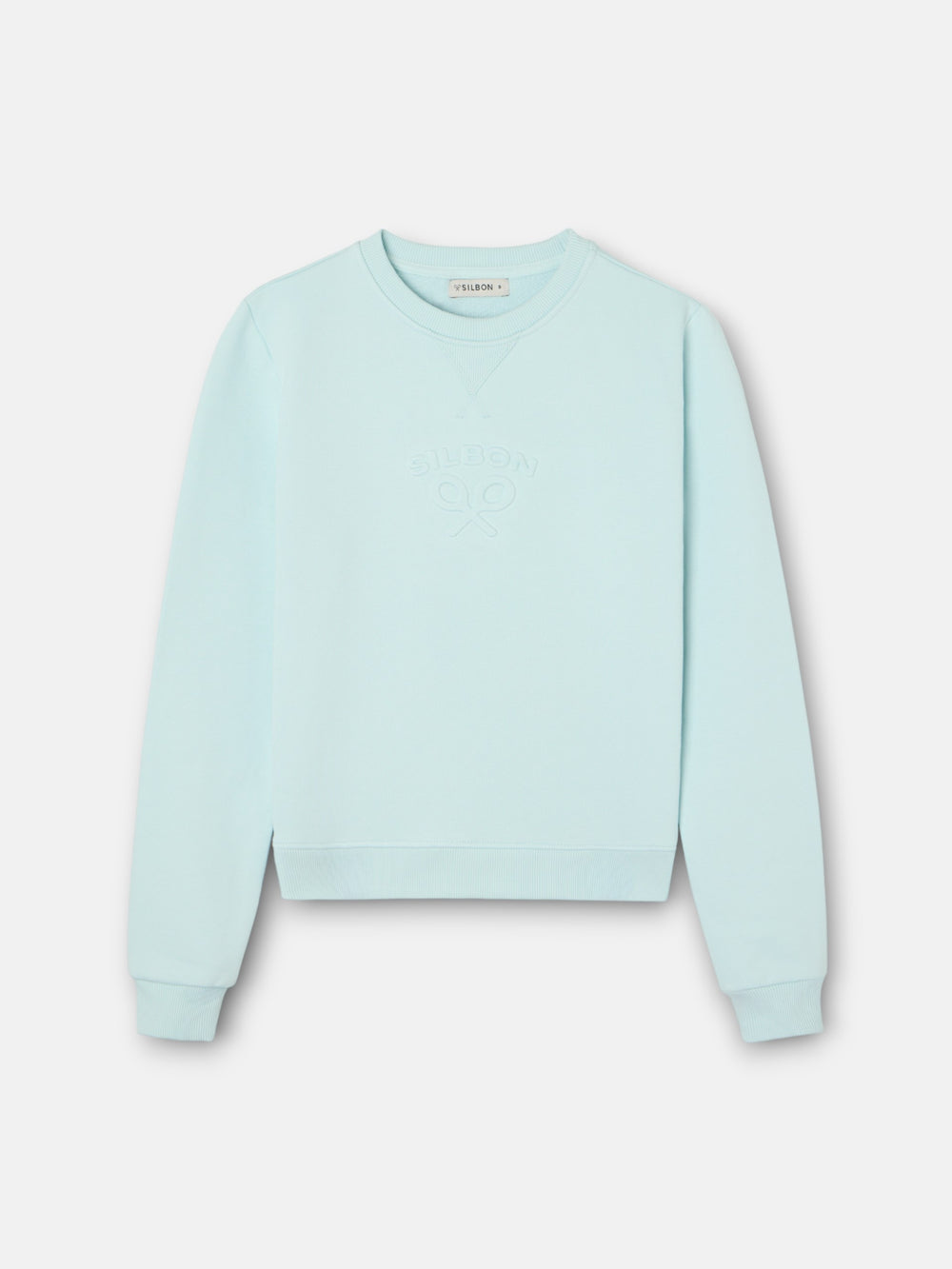 Sweat femme classique bleu silbon