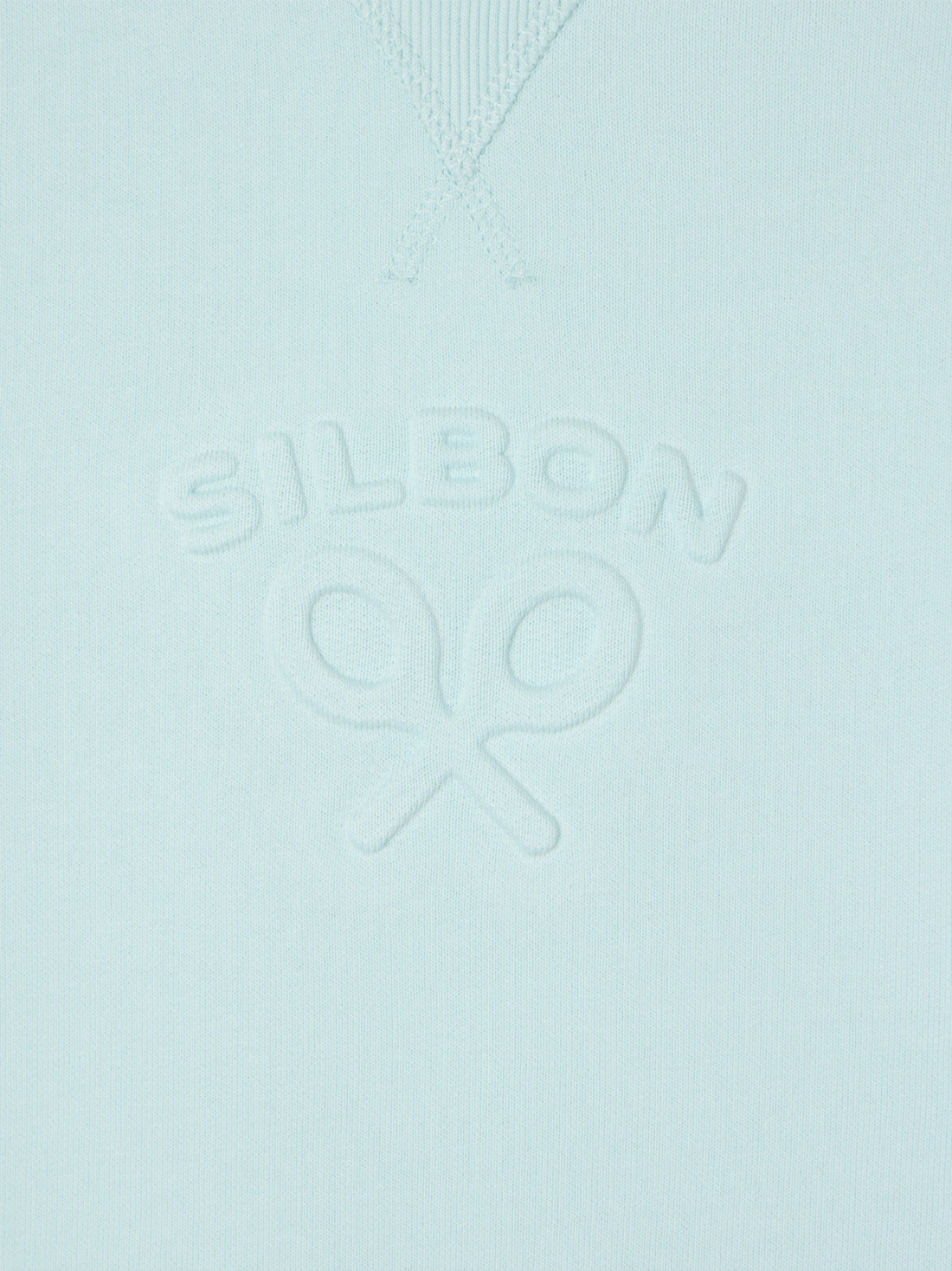 Sudadera woman silbon clasico celeste