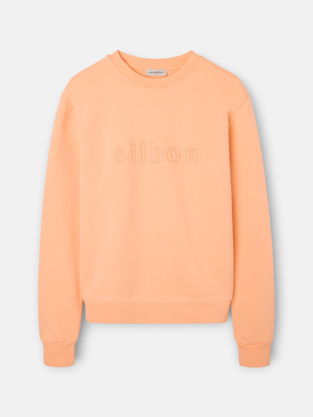 Sudadera woman bordado silbon naranja