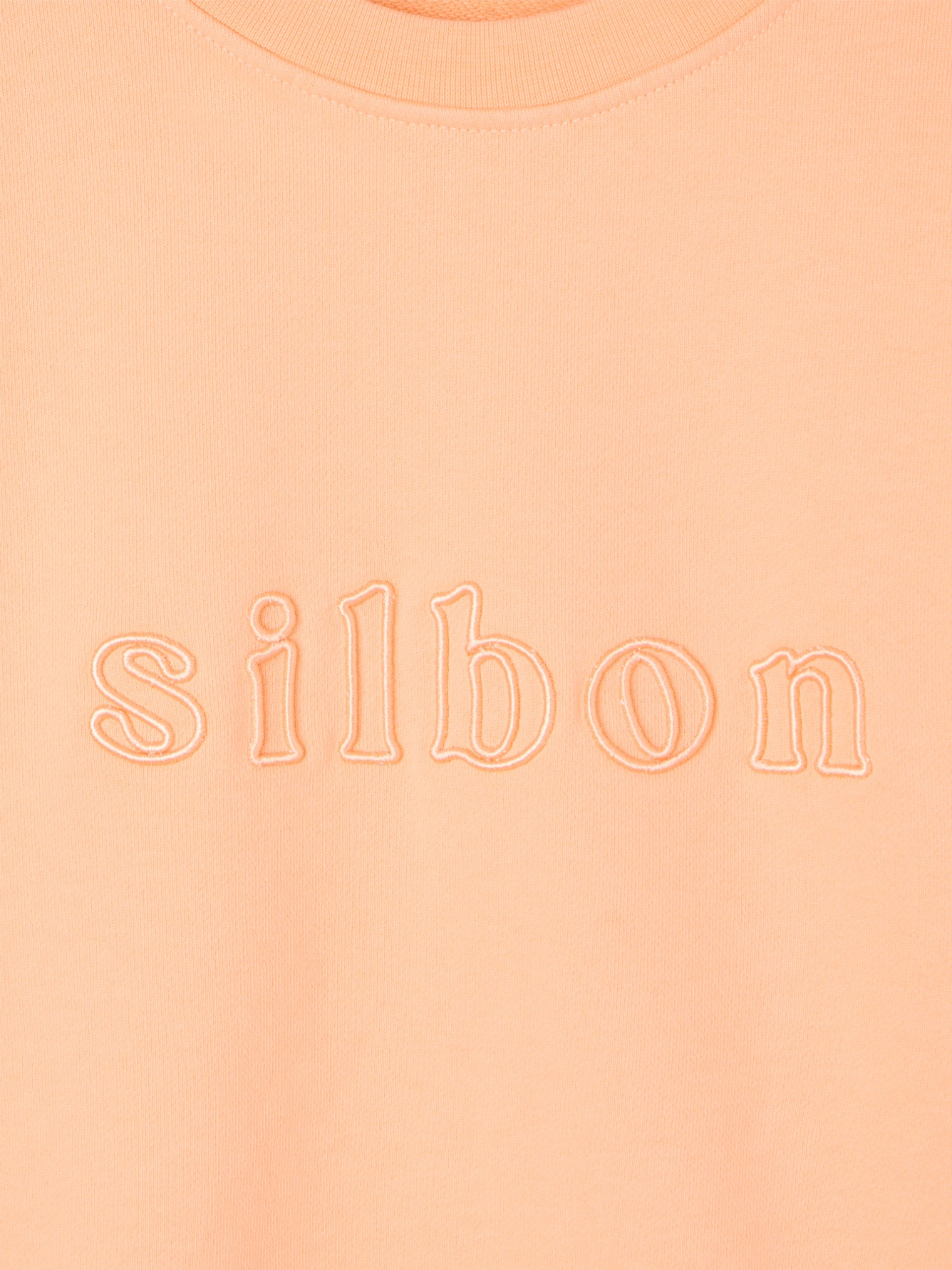 Sudadera woman bordado silbon naranja