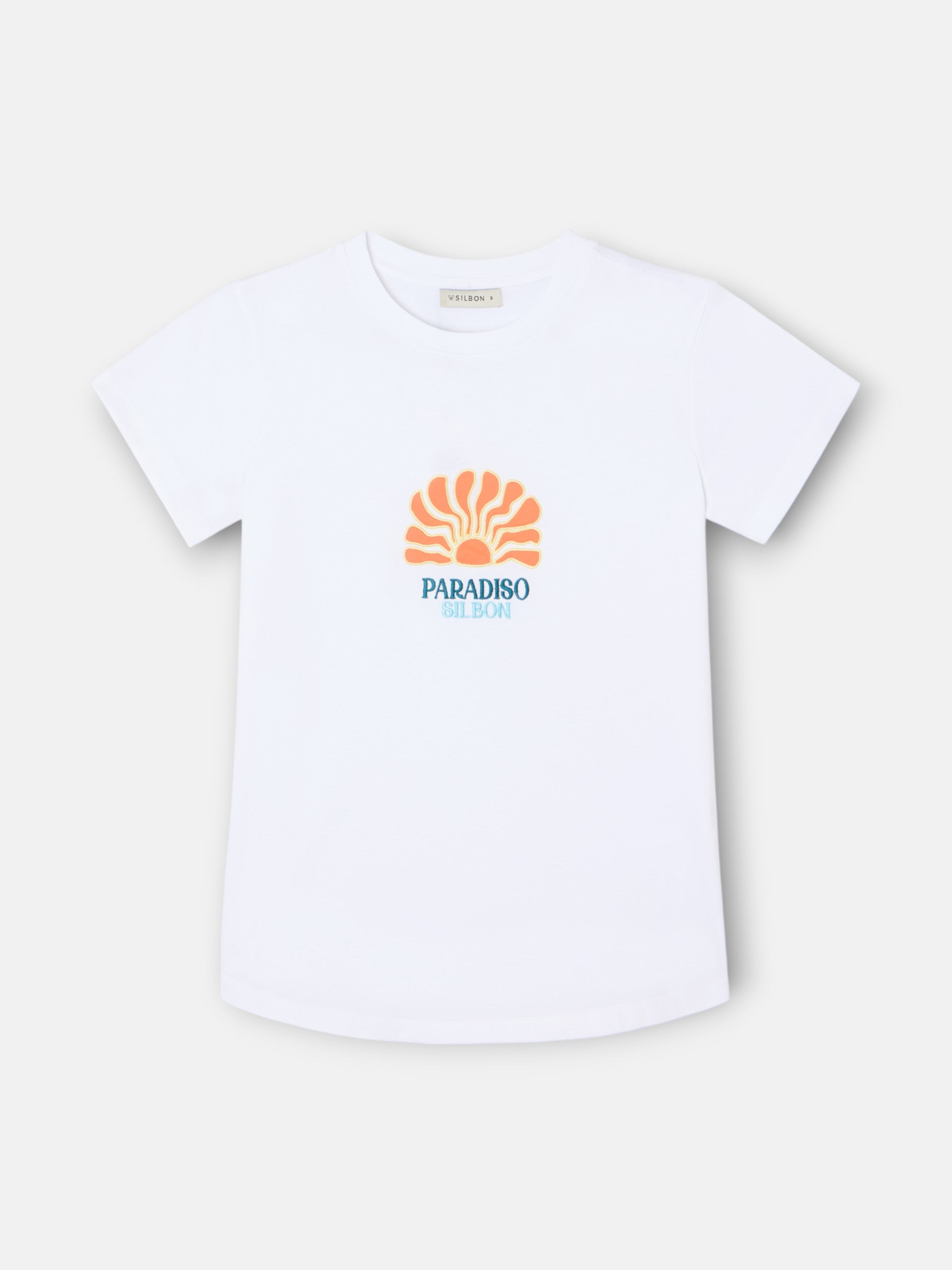 Women's Paradiso white t-shirt