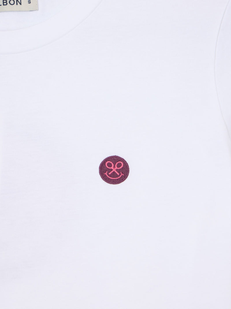 Camiseta woman smile estampado blanca
