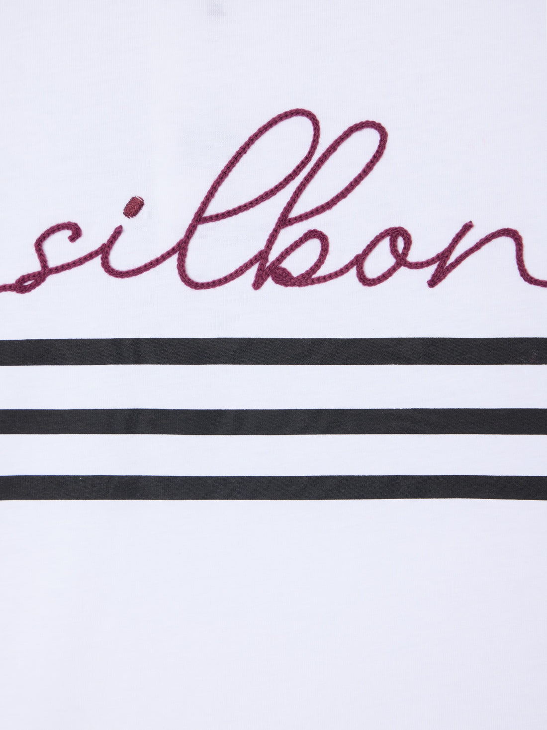 Camisola mulher silbon cordão branca