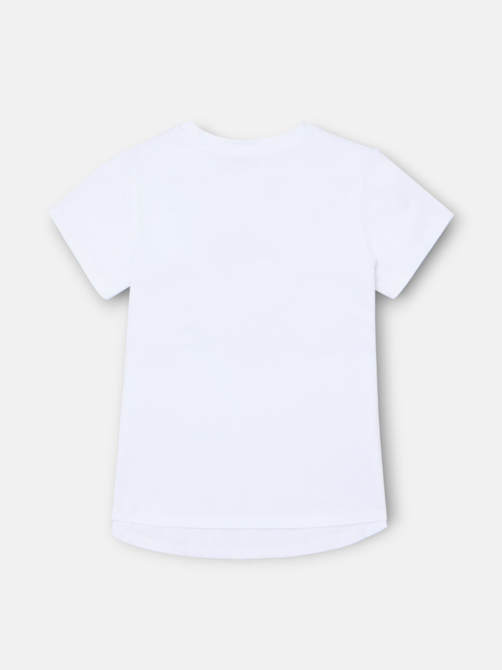 Silbon women's white lace-up t-shirt