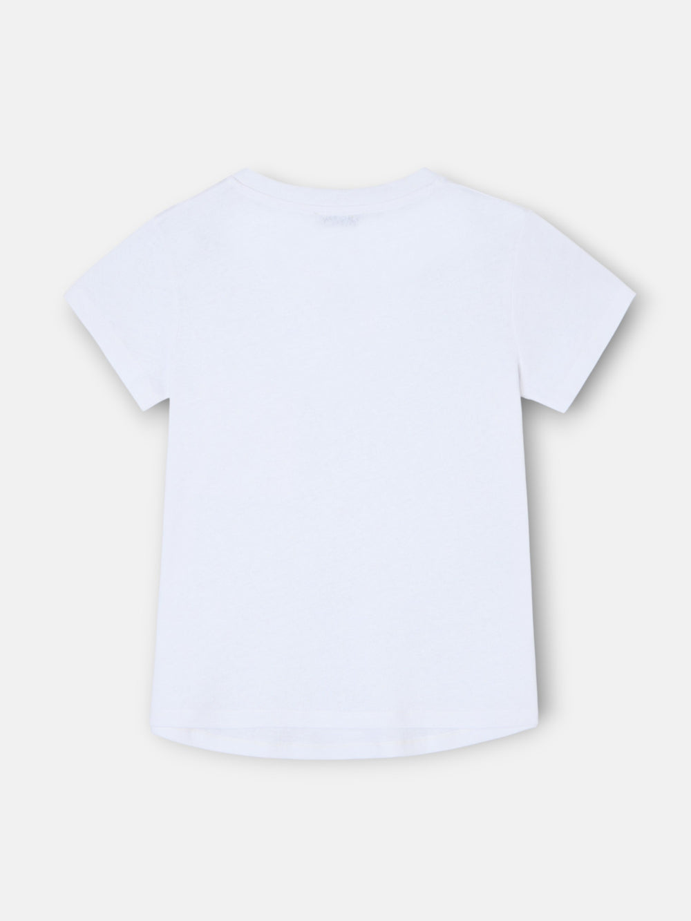Women's T-shirt with racket pocket white