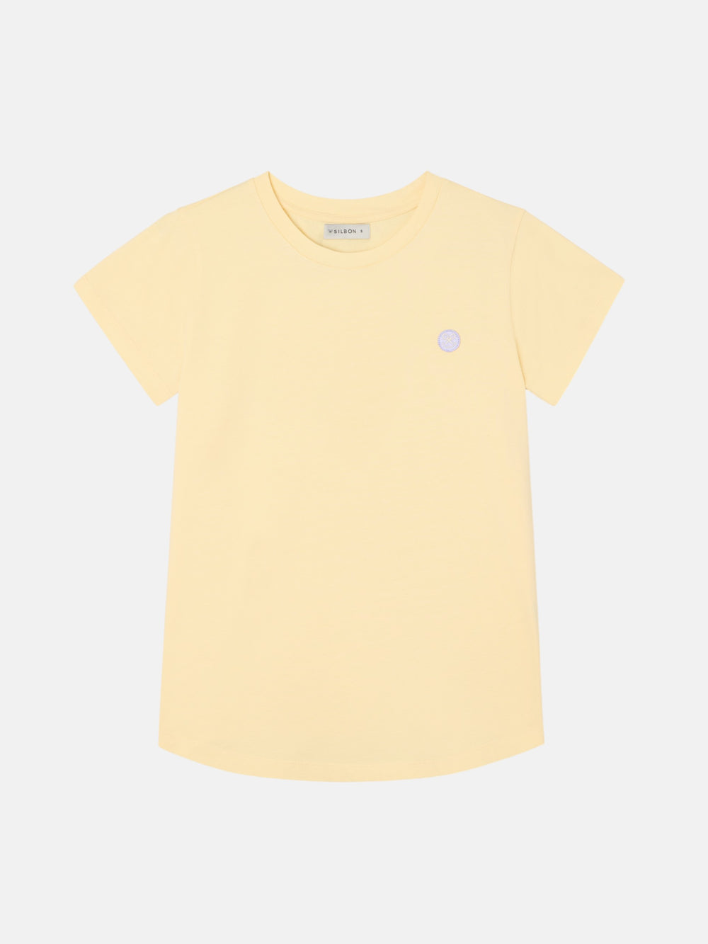 T-shirt jaune Silbon Smile pour femmes