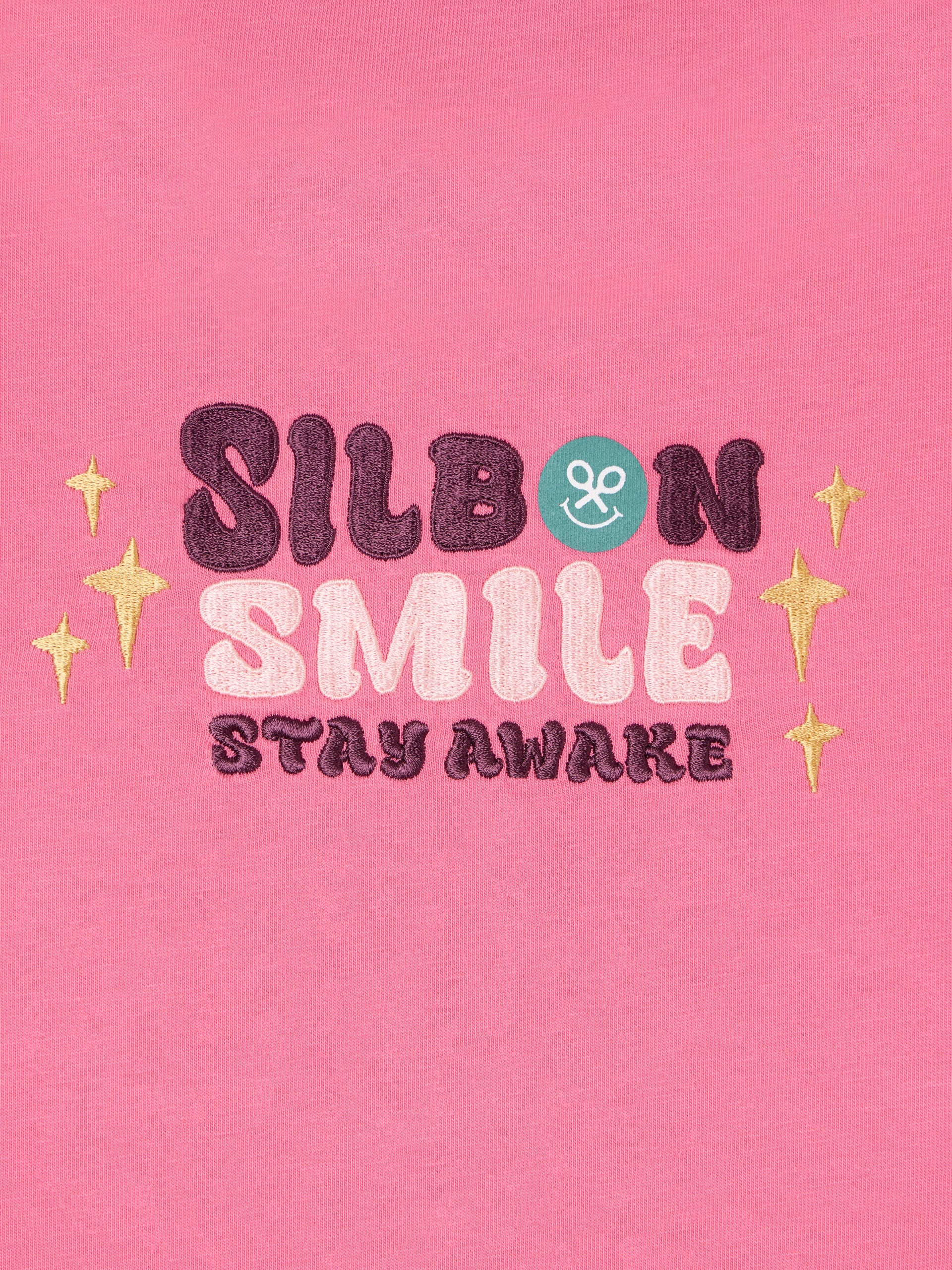 T-shirt rose Silbon Smile pour femme