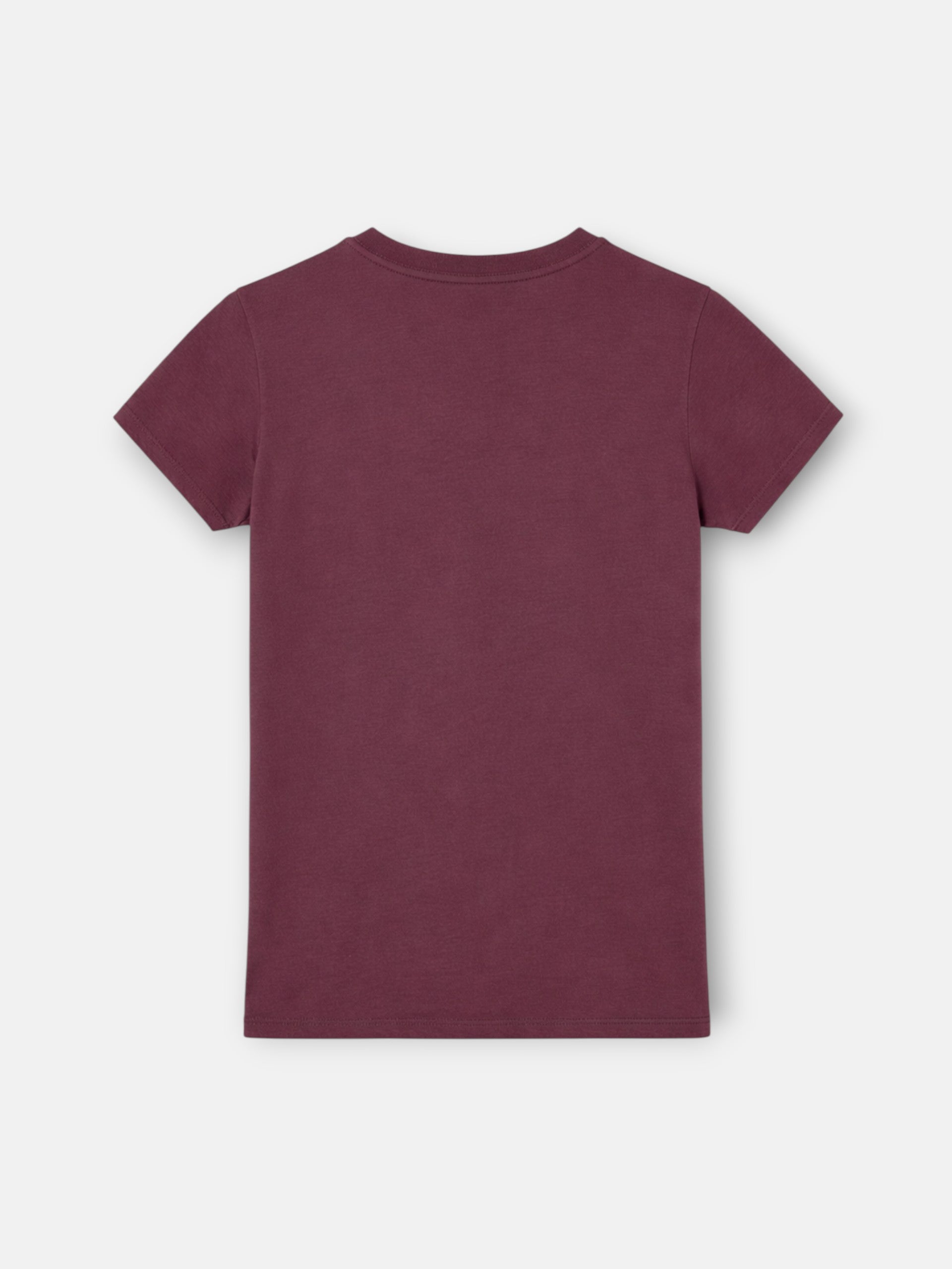T-shirt violet à motifs griffonnés pour femmes