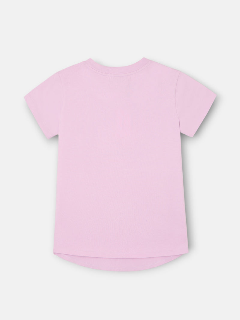 T-shirt mulher paradiso roxa
