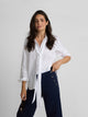 White tie shirt