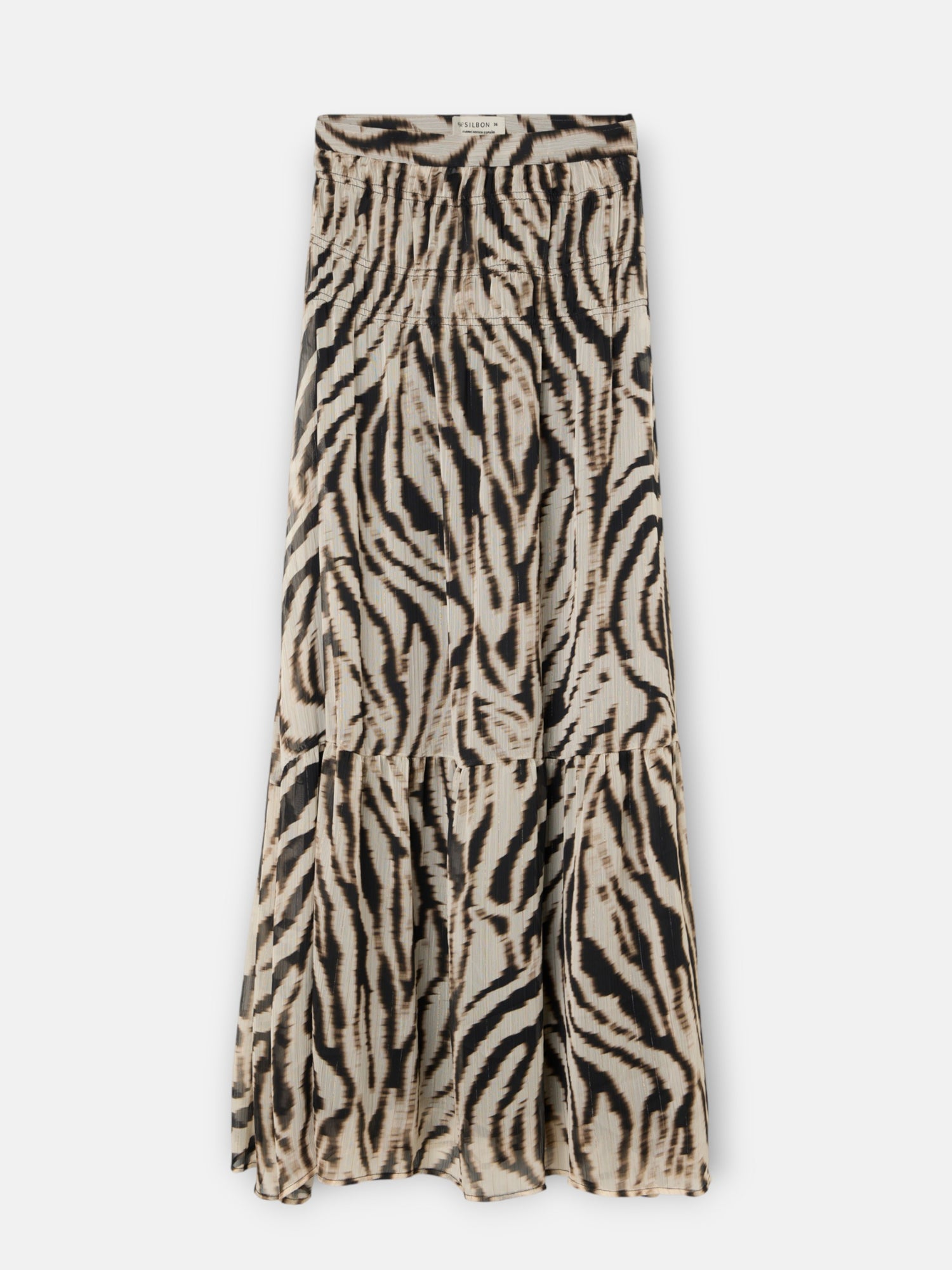 Falda larga estampado animal print negros