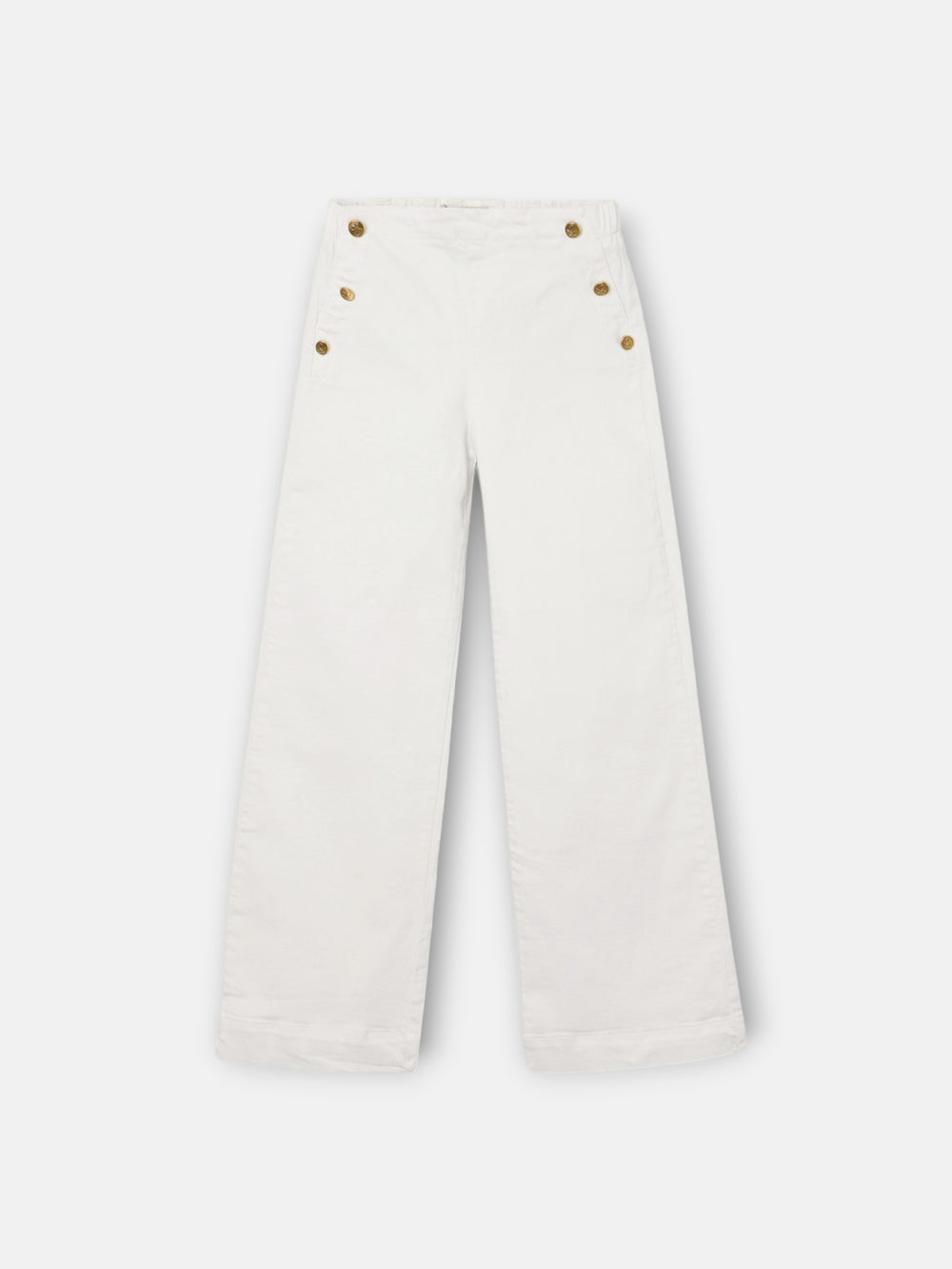 White sailor girl trousers