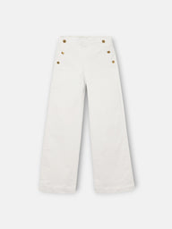 Pantalon girl marinero blanco