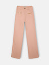Pantalon denim hebillas coral