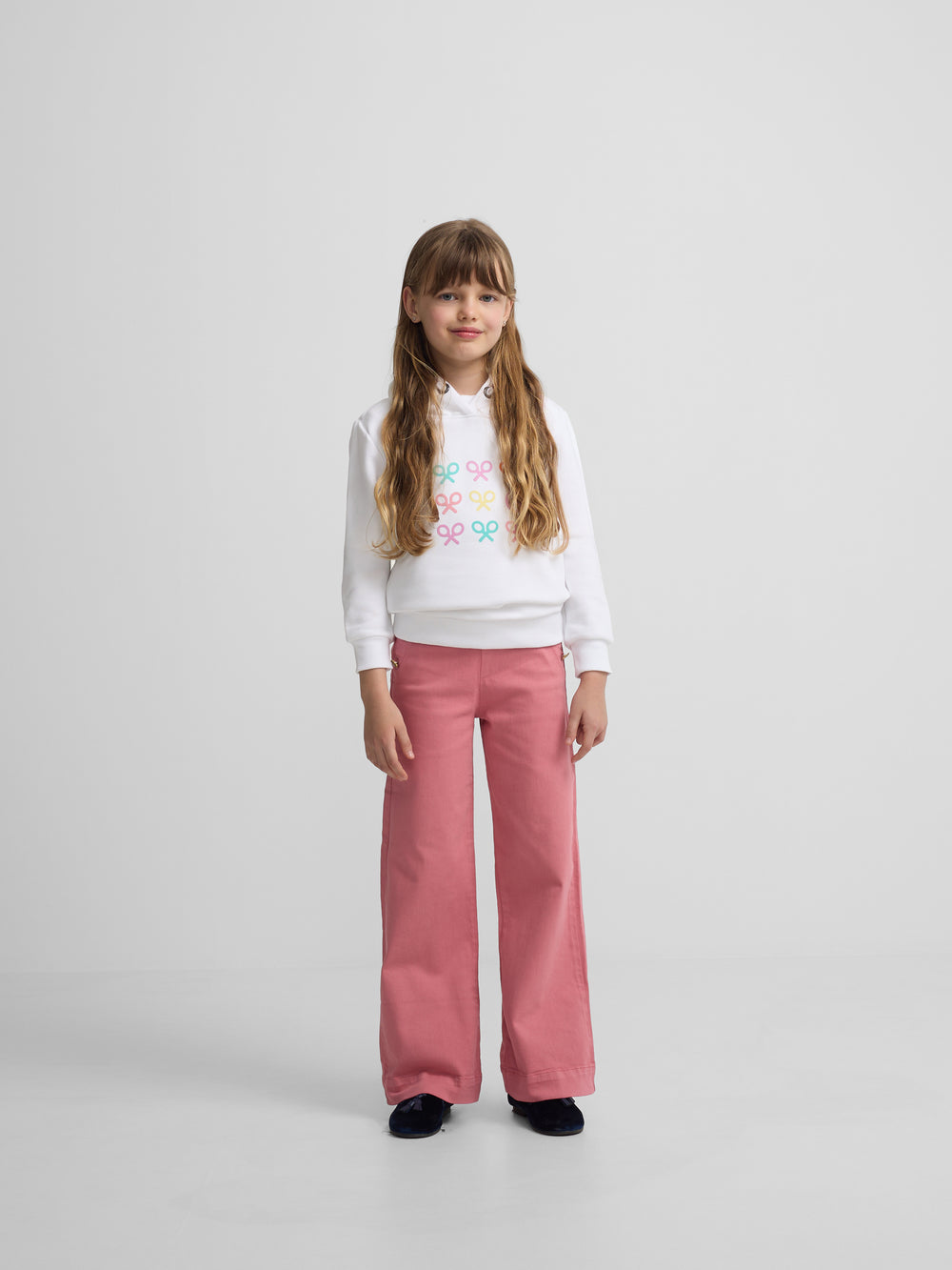 Pantalon girl marinero rosa