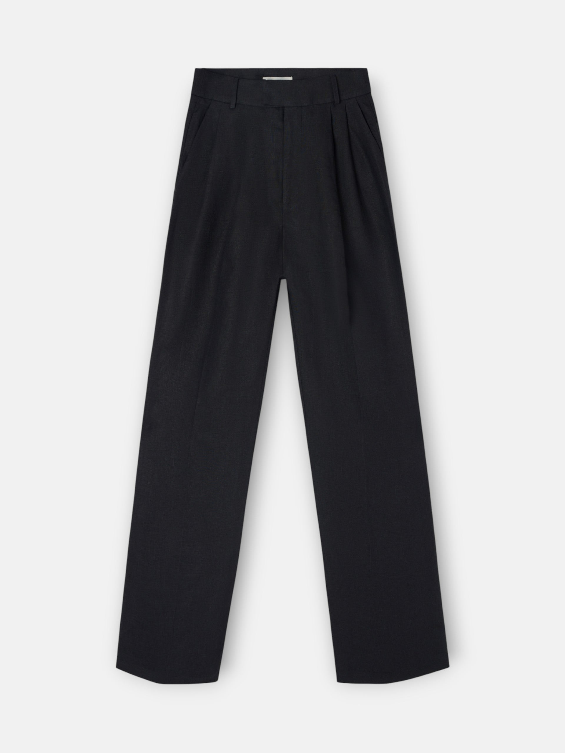 Pantalon lino negro